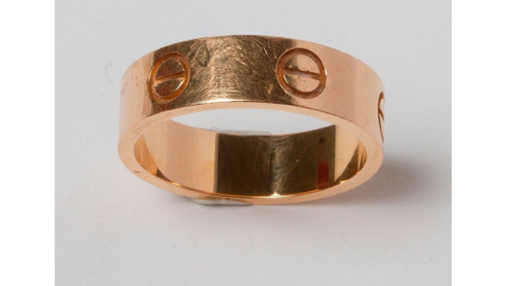 Bague Cartier Love or rose 18K — taille 53 comme neuve avec écrin