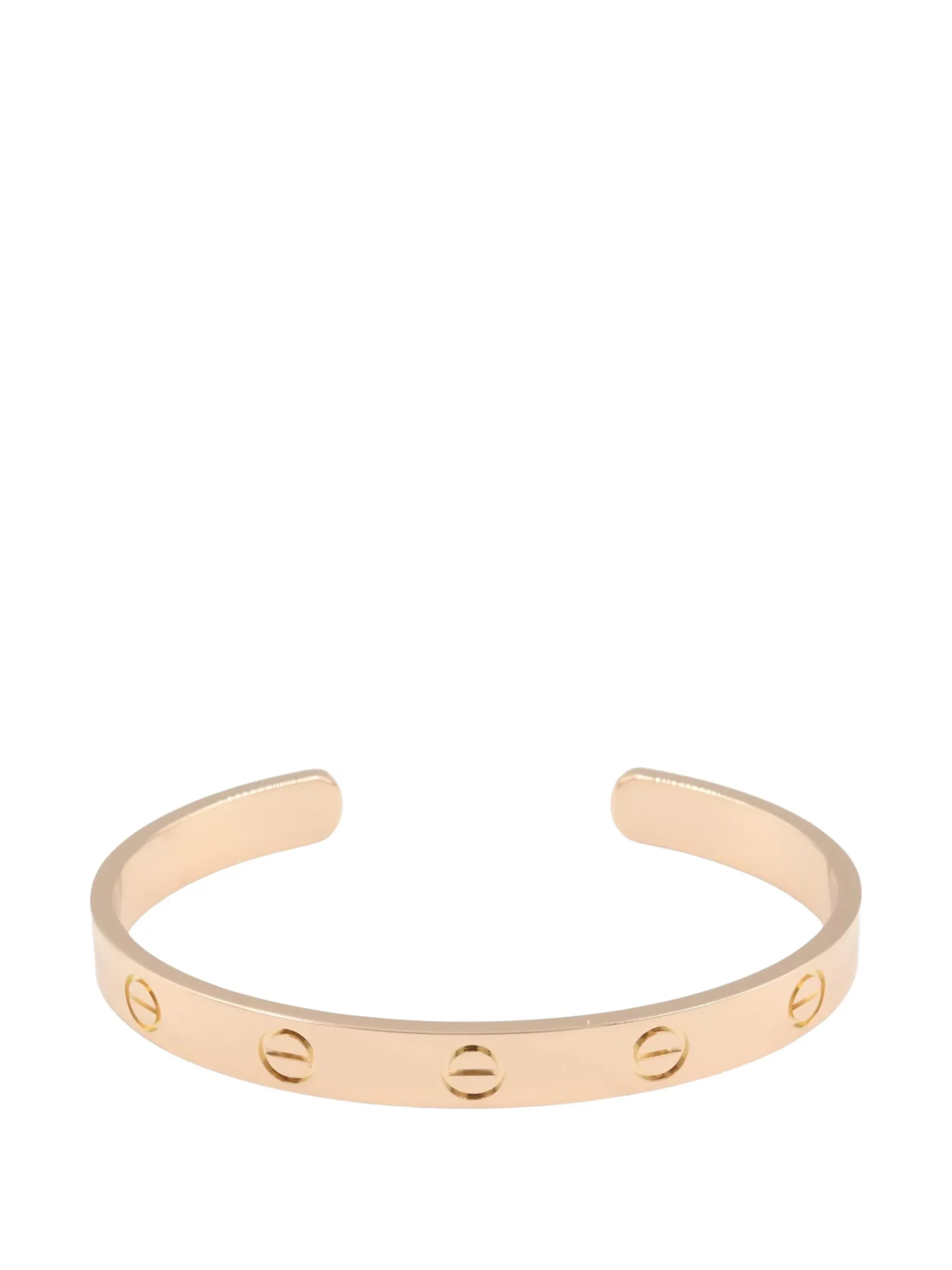 Bracelet Cartier Love Cuff manchette or jaune — édition rare