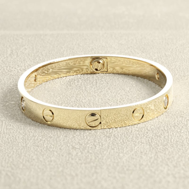 Bracelet Cartier Love Small Model or jaune — taille 17 bon état
