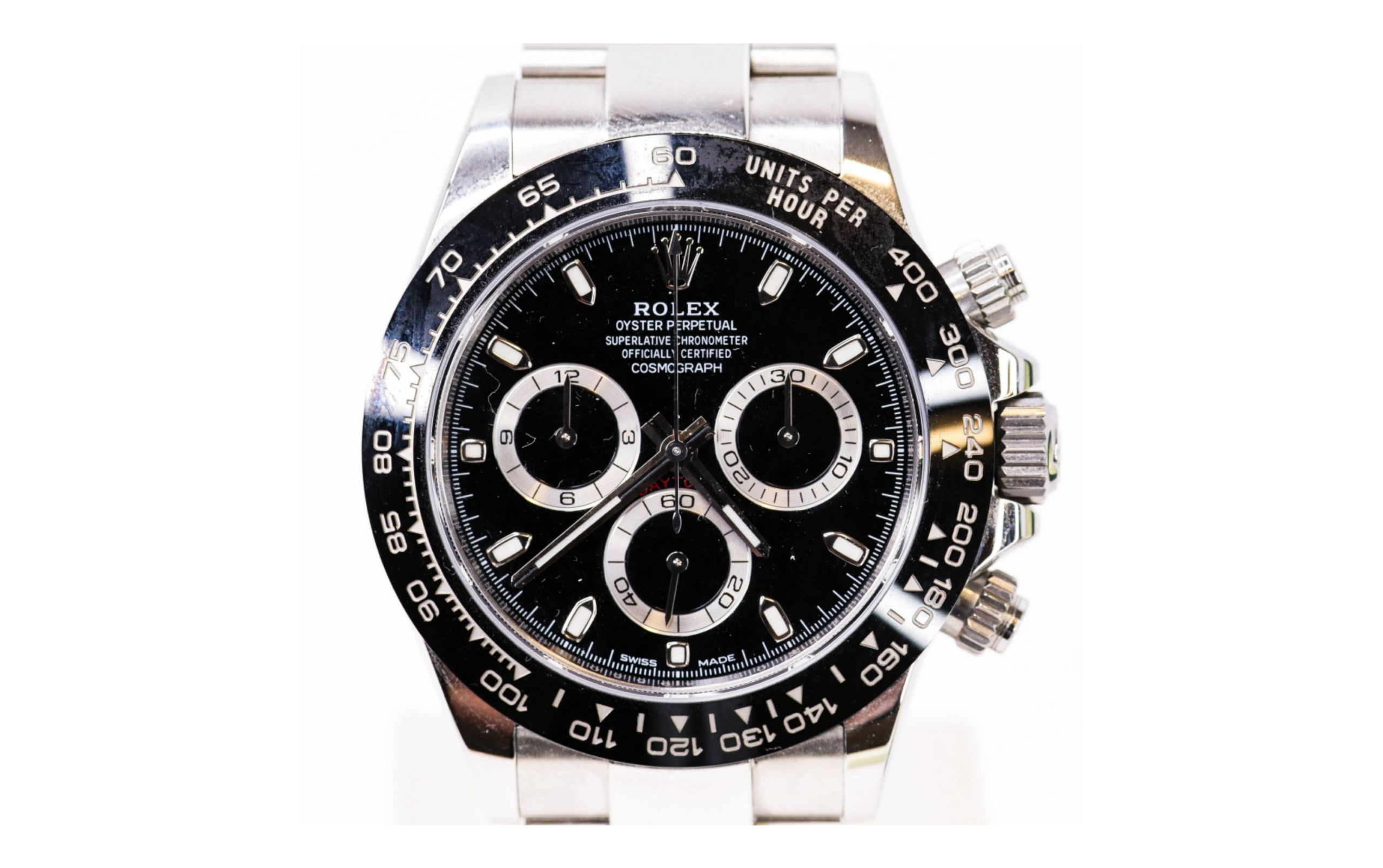 Rolex Daytona 116500LN 2017 cadran noir — sans papiers
