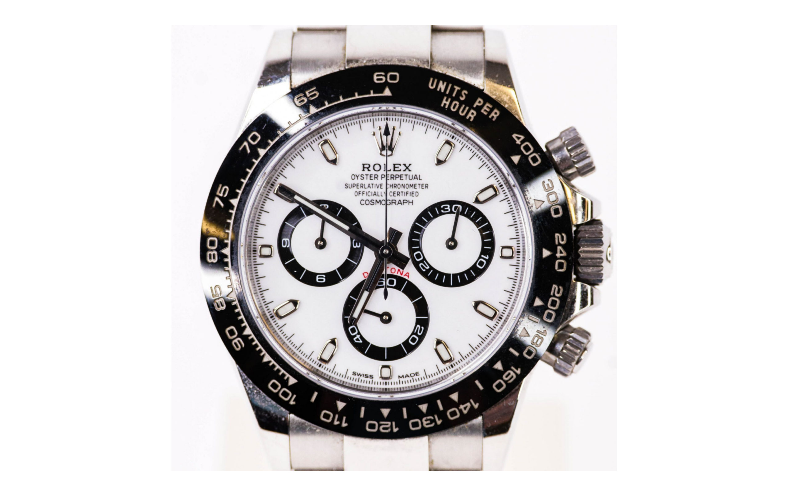 Rolex Daytona 116500LN panda 2019 cadran blanc — full set