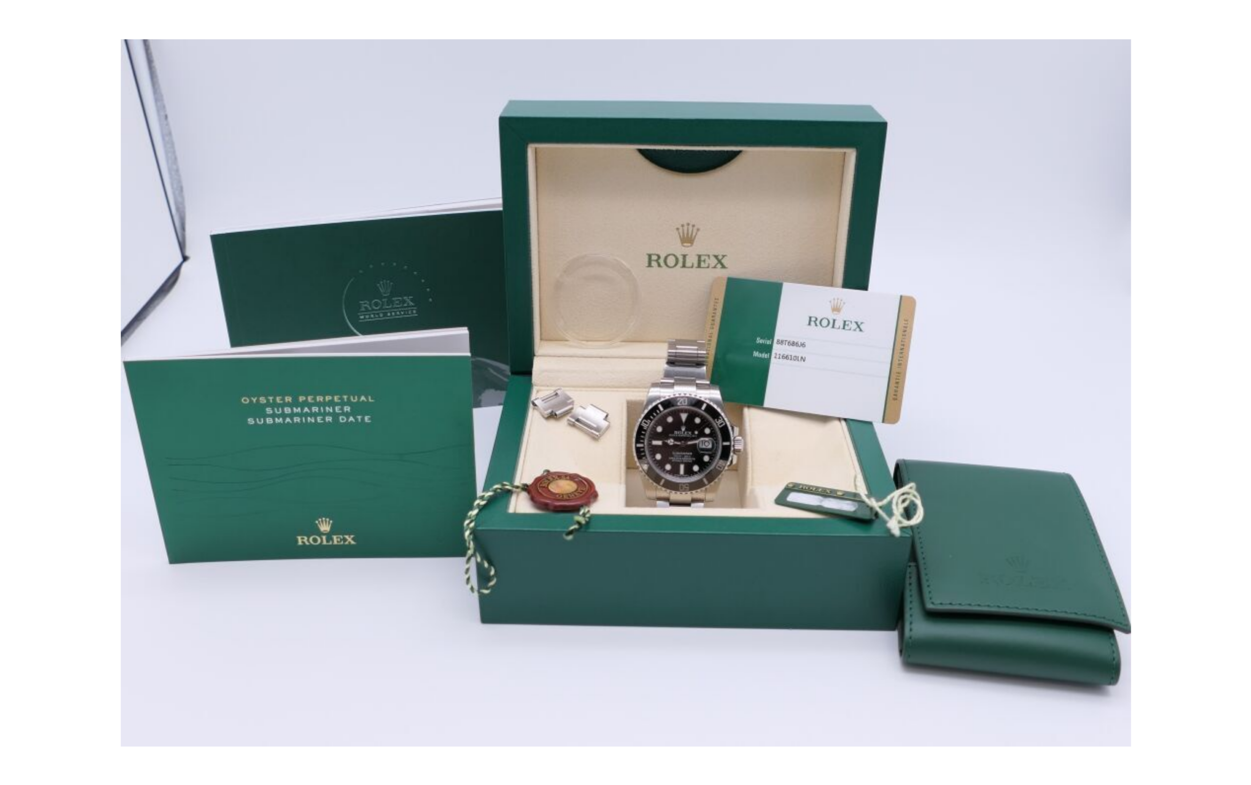 Rolex Submariner 116610LN 2014 — bracelet usé sans papiers